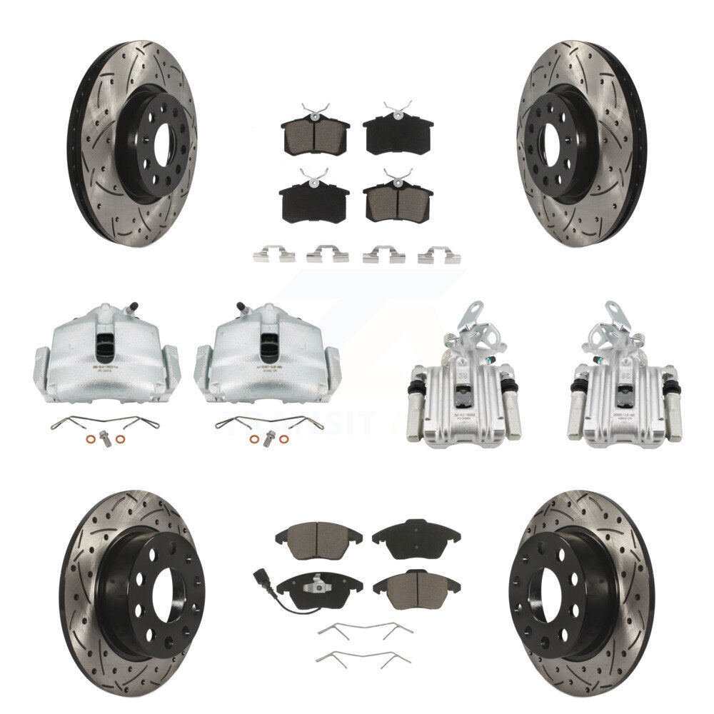 Transit Auto KCD-100218C Disc Brake Kit for 2014 Volkswagen Beetle - Front and Rear product image