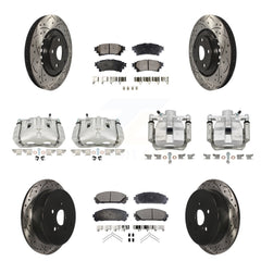 Transit Auto KCD-100218P Disc Brake Kit for 2010-2012 Toyota Sienna, Lexus RX350 - Front and Rear product image