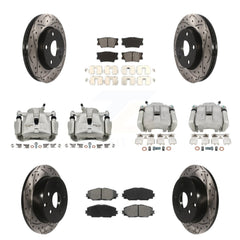 Transit Auto KCD-100220S Disc Brake Kit for 2012-2018 Toyota RAV4 - Front and Rear product image