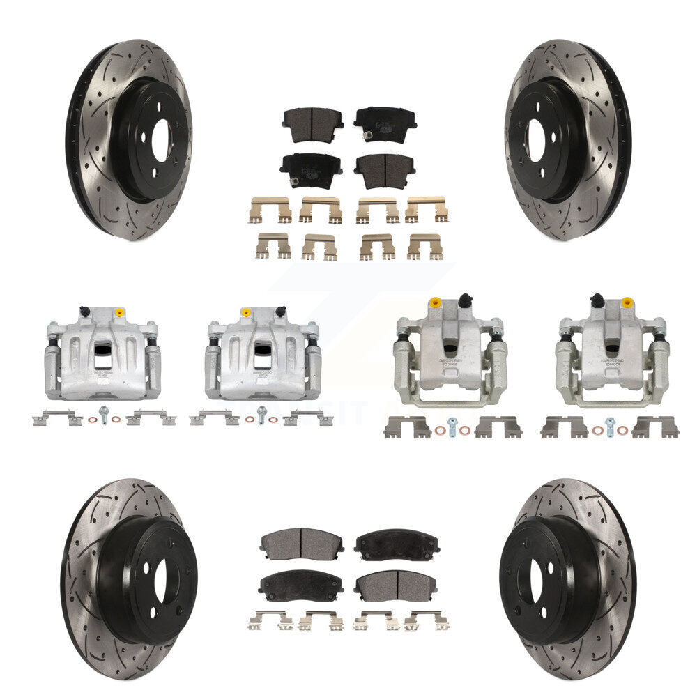 Transit Auto KCD-100220T Disc Brake Kit for 2015-2016 Dodge Charger - Front and Rear product image