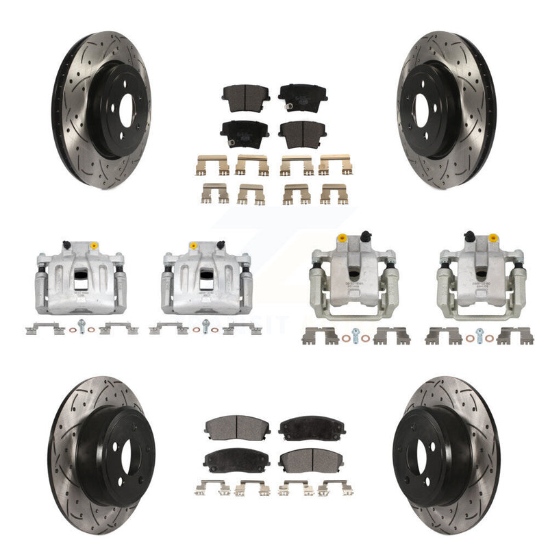 Transit Auto KCD-100220T Disc Brake Kit for 2015-2016 Dodge Charger - Front and Rear product image