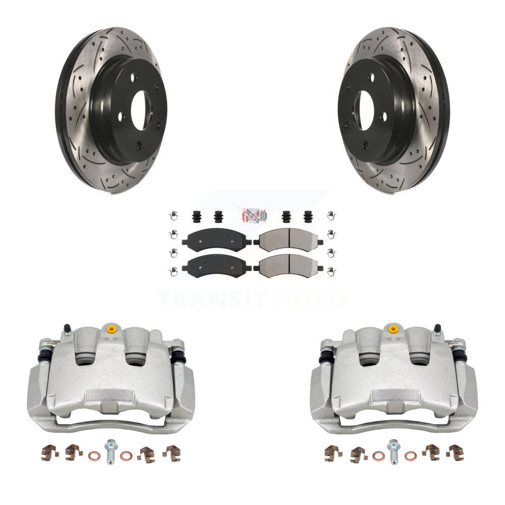 Transit Auto KCD-100221N Disc Brake Kit for 2009-2022 Ram 1500 Classic, Ram 1500, Dodge Ram 1500 - Front product image