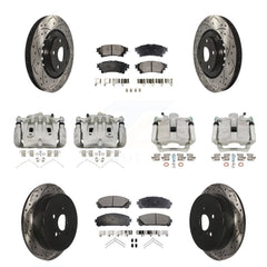 Transit Auto KCD-100221P Disc Brake Kit for 2012-2015 Lexus RX350, Lexus RX450h - Front and Rear product image