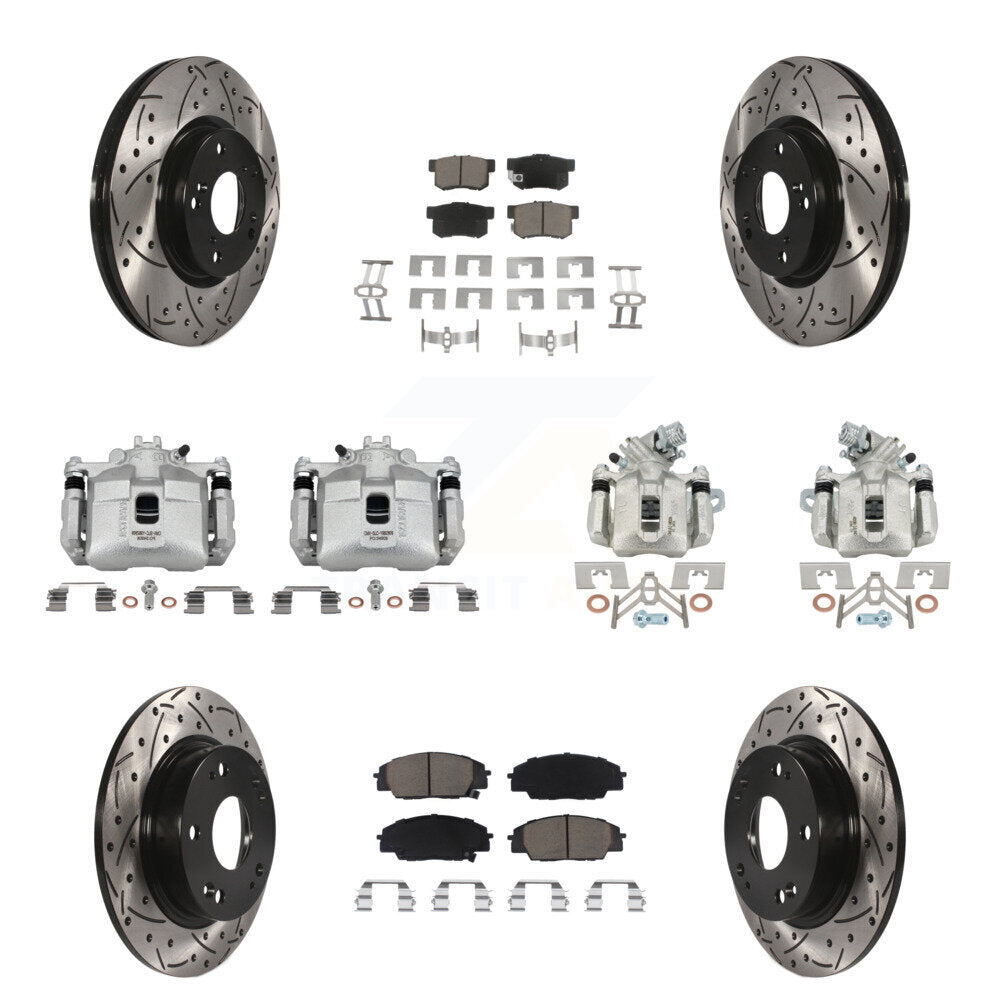 Transit Auto KCD-100222C Disc Brake Kit for 2006-2008 Honda Civic - Front and Rear product image