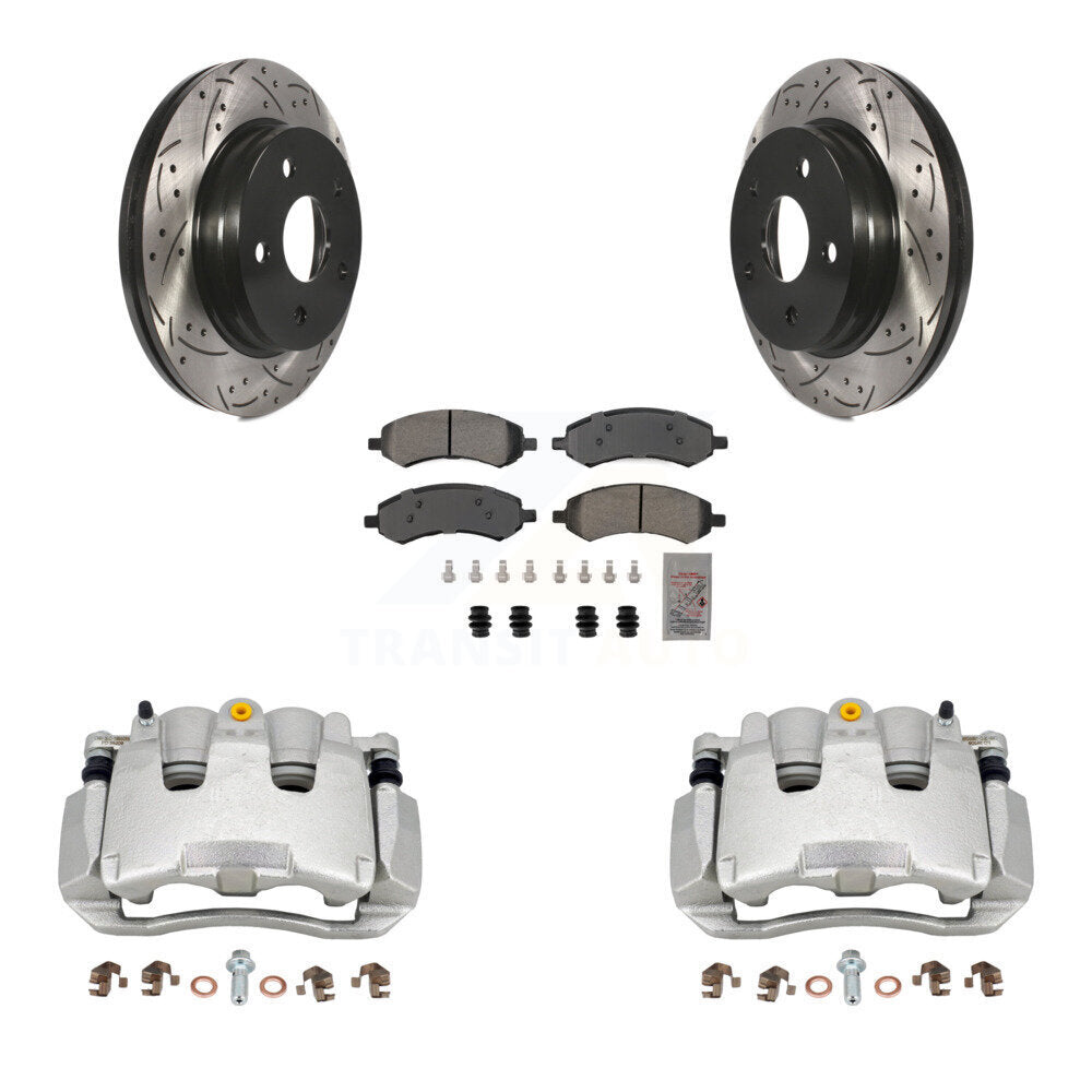 Transit Auto KCD-100222N Disc Brake Kit for 2009-2022 Ram 1500 Classic, Ram 1500, Dodge Ram 1500 - Front product image