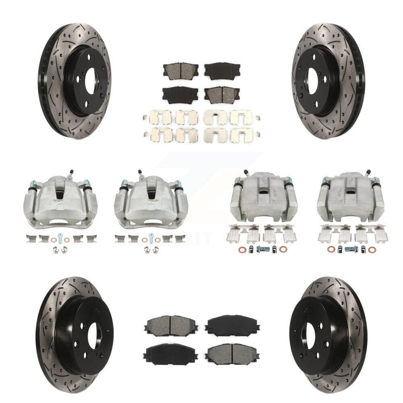 Transit Auto KCD-100222S Disc Brake Kit for 2013-2015 Toyota RAV4 - Front and Rear product image