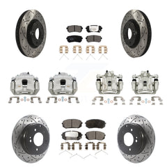 Transit Auto KCD-100222T Disc Brake Kit for 2016 Hyundai Sonata - Front and Rear product image
