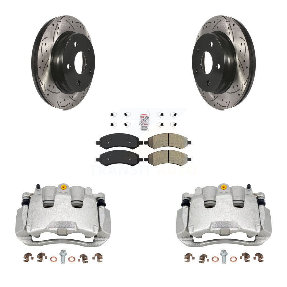 Transit Auto KCD-100223N Disc Brake Kit for 2009-2022 Ram 1500 Classic, Ram 1500, Dodge Ram 1500 - Front product image