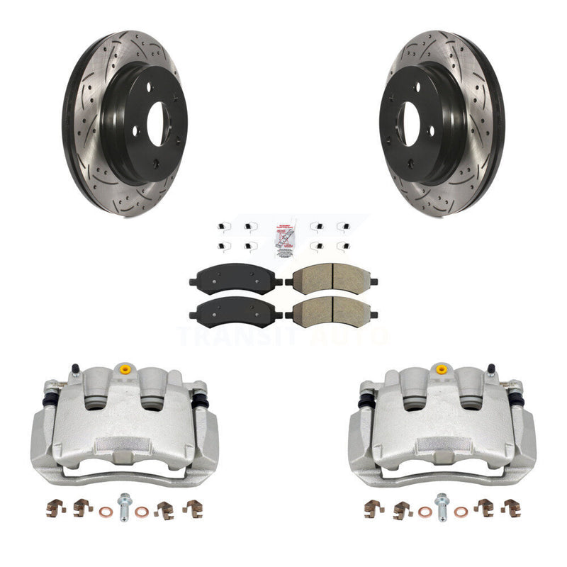 Transit Auto KCD-100223N Disc Brake Kit for 2009-2022 Ram 1500 Classic, Ram 1500, Dodge Ram 1500 - Front product image