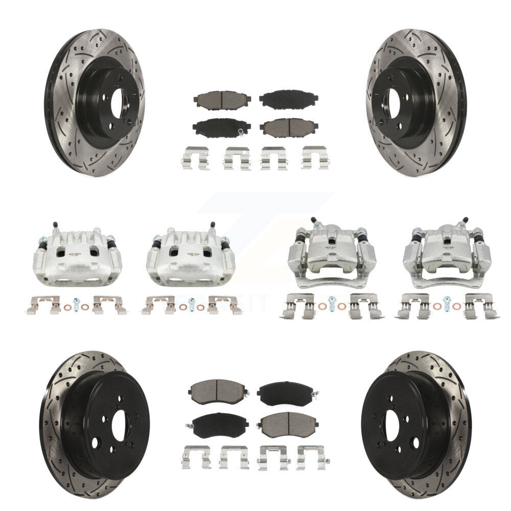 Transit Auto KCD-100224C Disc Brake Kit for 2011-2014 Subaru Impreza, Subaru Forester - Front and Rear product image