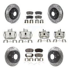 Transit Auto KCD-100224T Disc Brake Kit for 2016 Hyundai Sonata - Front and Rear product image