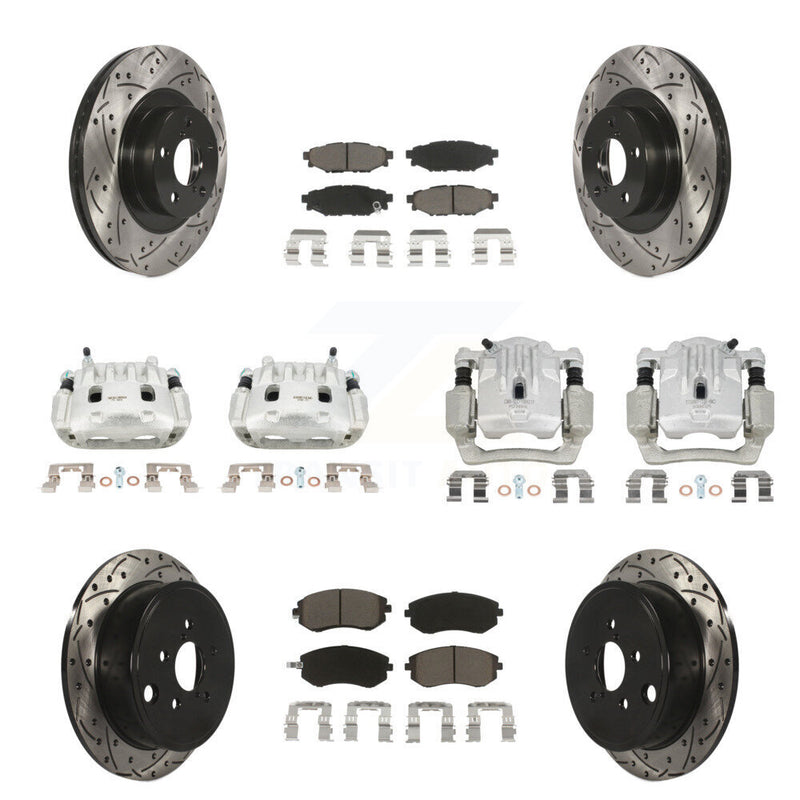 Transit Auto KCD-100225C Disc Brake Kit for 2010-2012 Subaru Legacy, Subaru Outback - Front and Rear product image
