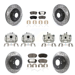 Transit Auto KCD-100225T Disc Brake Kit for 2016-2019 Kia Optima - Front and Rear product image