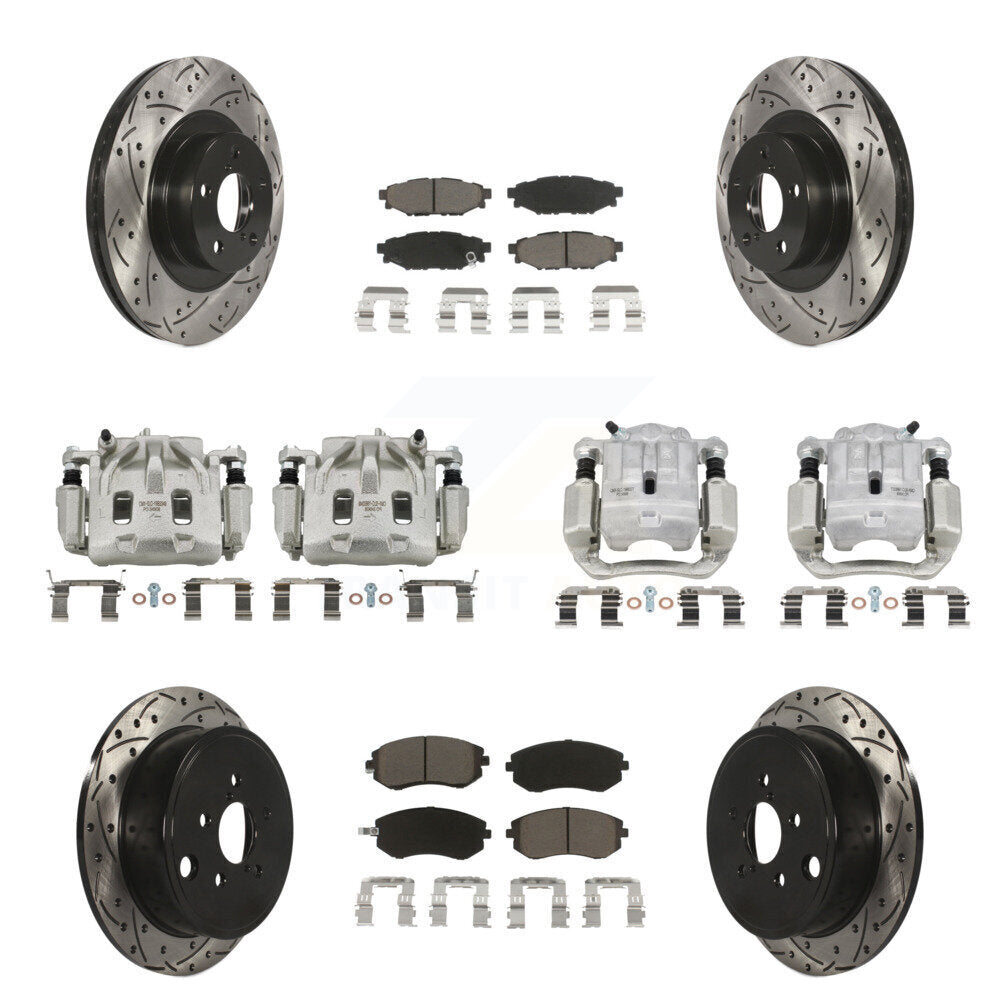 Transit Auto KCD-100226C Disc Brake Kit for 2012 Subaru Legacy - Front and Rear product image