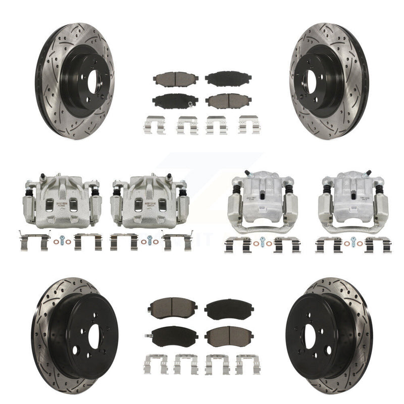 Transit Auto KCD-100226C Disc Brake Kit for 2012 Subaru Legacy - Front and Rear product image