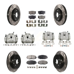 Transit Auto KCD-100226P Disc Brake Kit for 2012-2018 Toyota RAV4 - Front and Rear product image