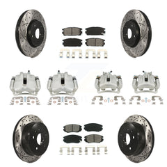Transit Auto KCD-100226S Disc Brake Kit for 2010-2017 Chevrolet Equinox, GMC Terrain - Front and Rear product image