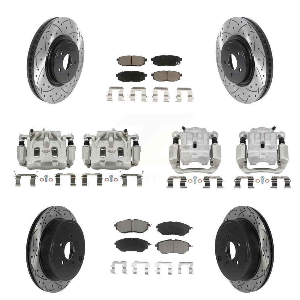 Transit Auto KCD-100227C Disc Brake Kit for 2010-2014 Subaru Legacy, Subaru Outback - Front and Rear product image