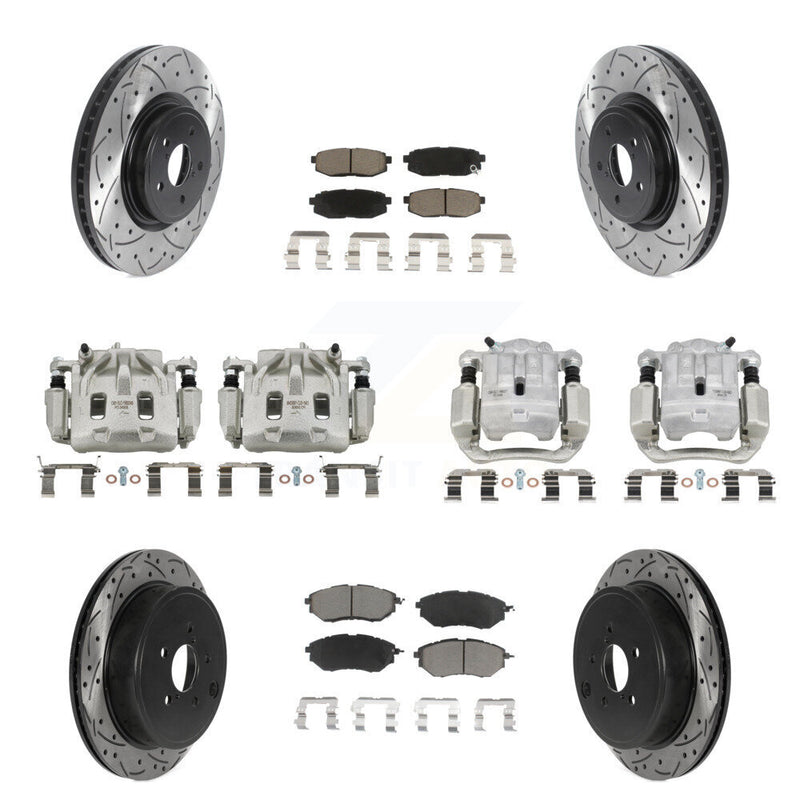 Transit Auto KCD-100227C Disc Brake Kit for 2010-2014 Subaru Legacy, Subaru Outback - Front and Rear product image
