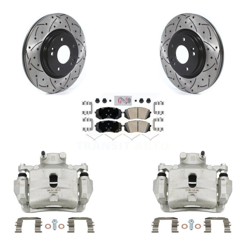 Transit Auto KCD-100227N Disc Brake Kit for 2015 Hyundai Sonata - Front product image