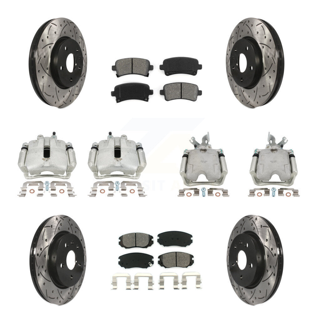 Transit Auto KCD-100227S Disc Brake Kit for 2010-2011 Buick Allure, Buick LaCrosse - Front and Rear product image