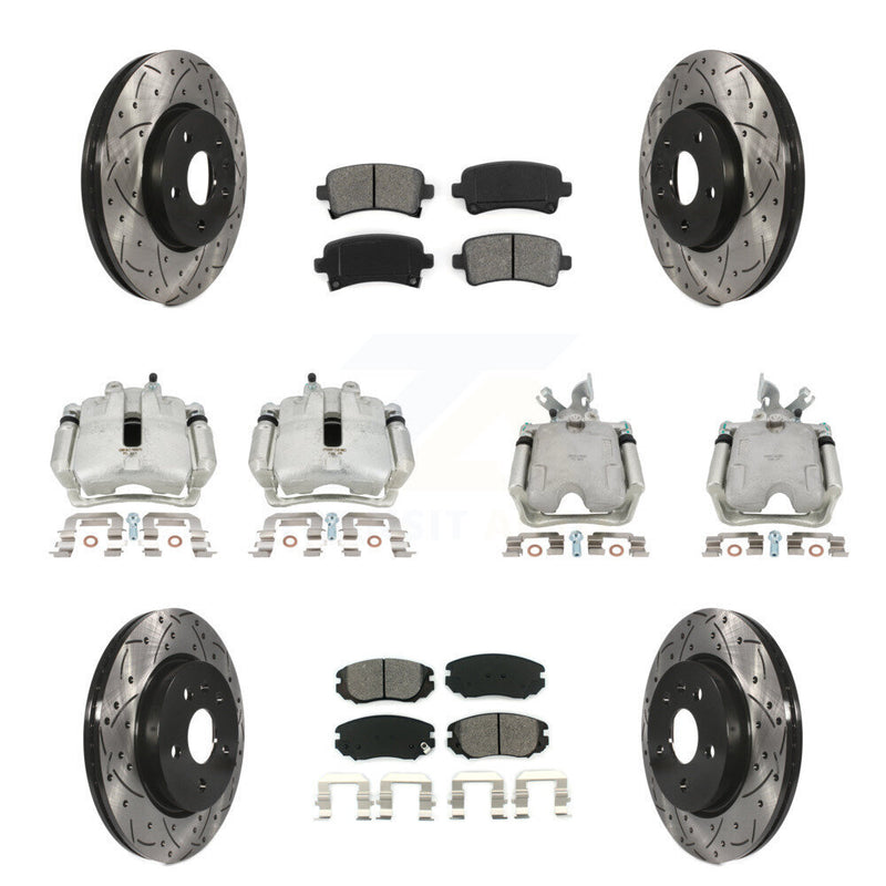 Transit Auto KCD-100227S Disc Brake Kit for 2010-2011 Buick Allure, Buick LaCrosse - Front and Rear product image