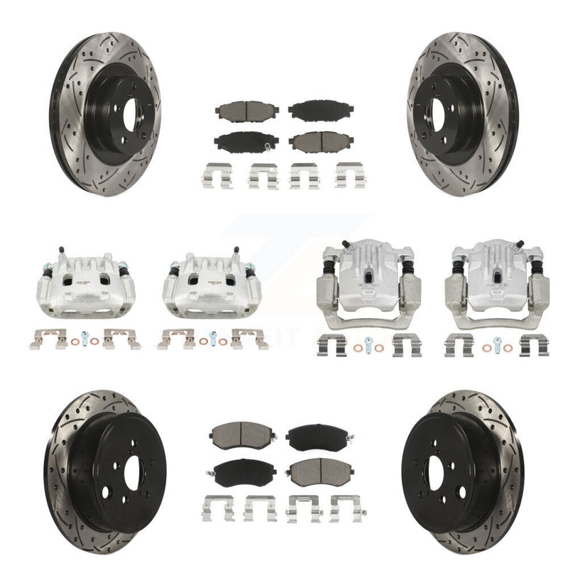 Transit Auto KCD-100228C Disc Brake Kit for 2013-2014 Subaru Legacy, Subaru Outback - Front and Rear product image