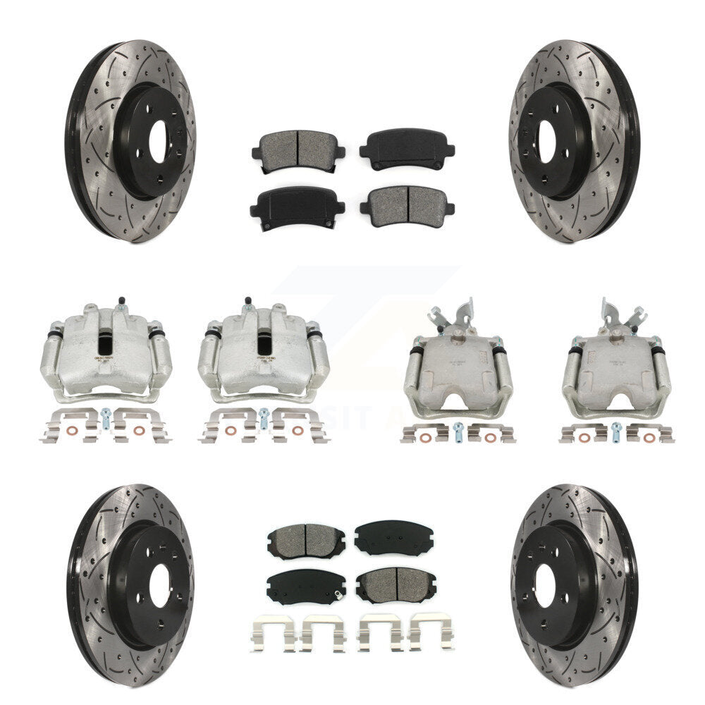 Transit Auto KCD-100228S Disc Brake Kit for 2013-2020 Chevrolet Impala, Chevrolet Malibu - Front and Rear product image