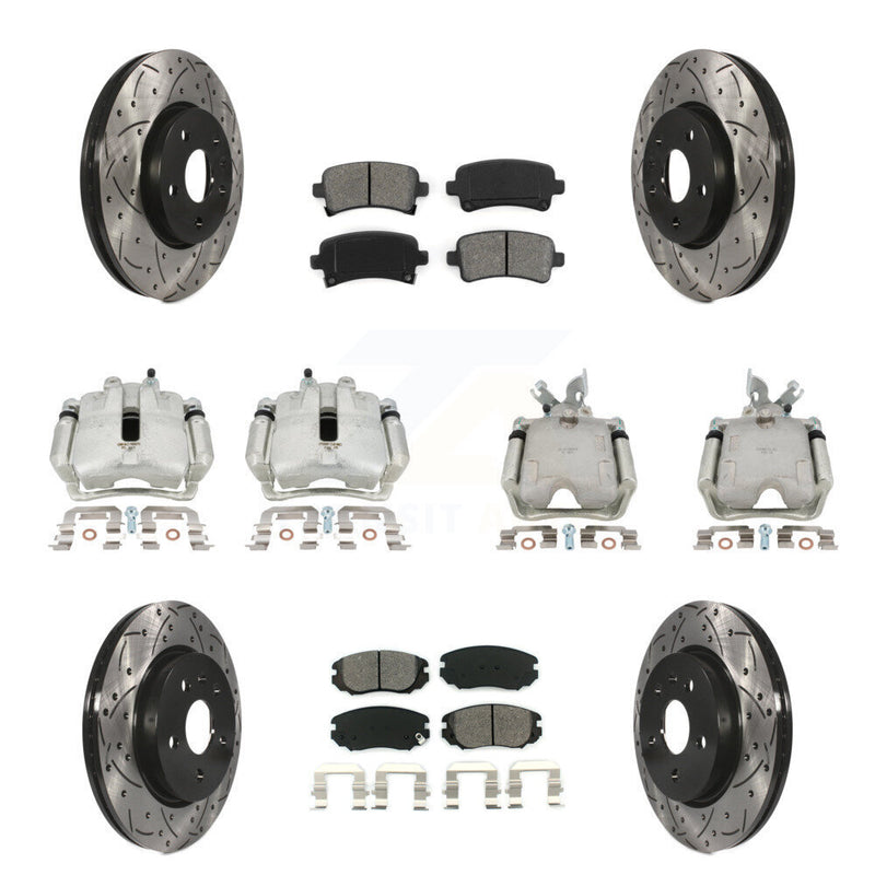 Transit Auto KCD-100228S Disc Brake Kit for 2013-2020 Chevrolet Impala, Chevrolet Malibu - Front and Rear product image
