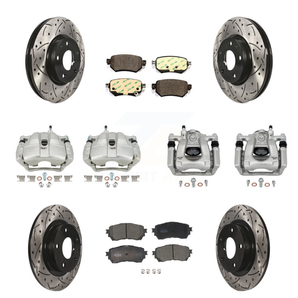 Transit Auto KCD-100228T Disc Brake Kit for 2016-2018 Mazda 6 - Front and Rear product image