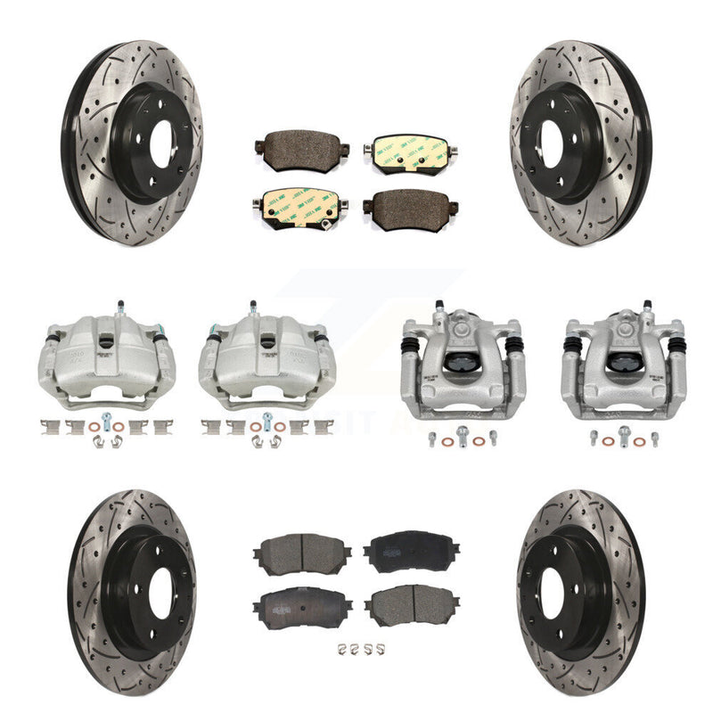 Transit Auto KCD-100228T Disc Brake Kit for 2016-2018 Mazda 6 - Front and Rear product image