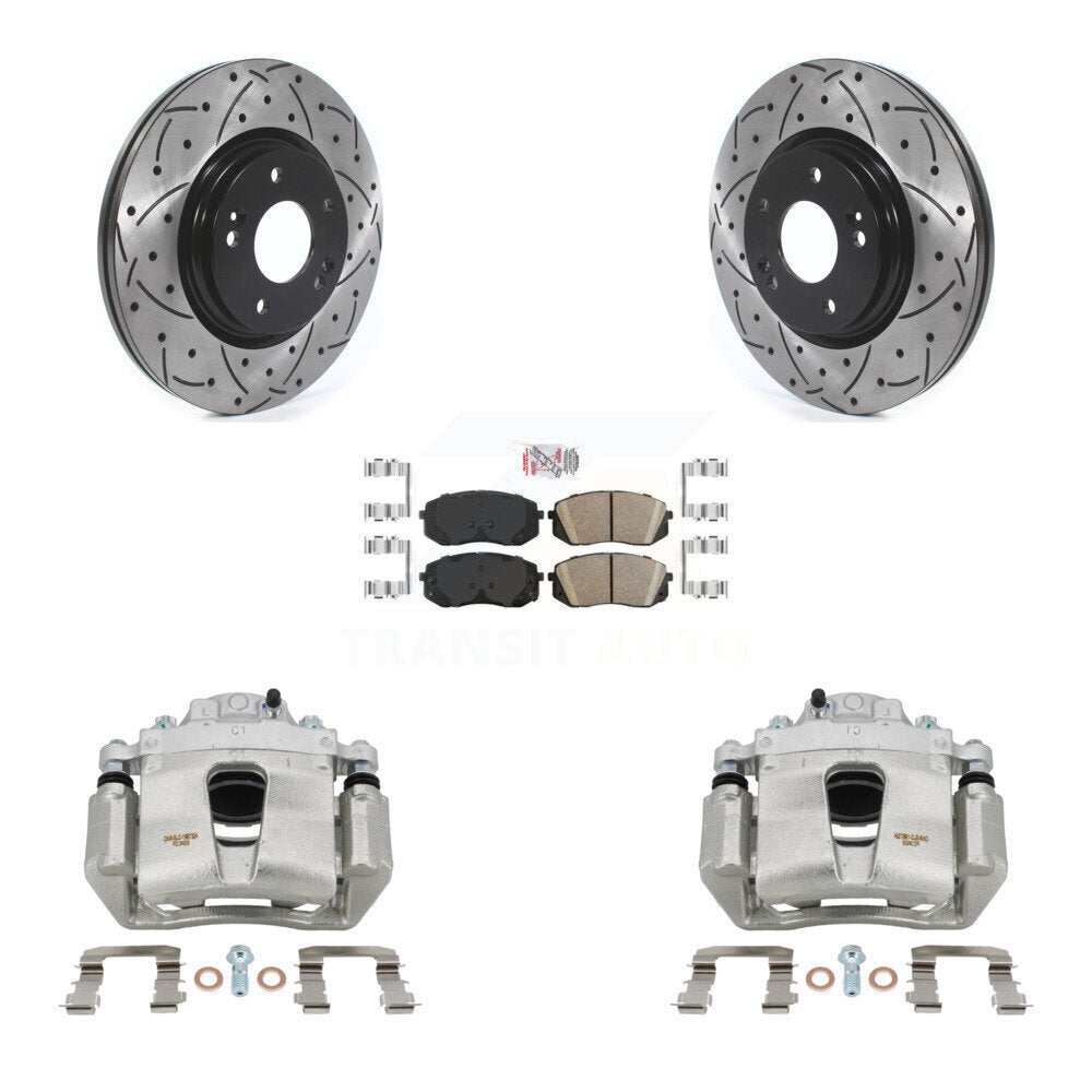 Transit Auto KCD-100229N Disc Brake Kit for 2015-2022 Kia Optima, Hyundai Kona Electric, Kia Niro EV & more - Front product image