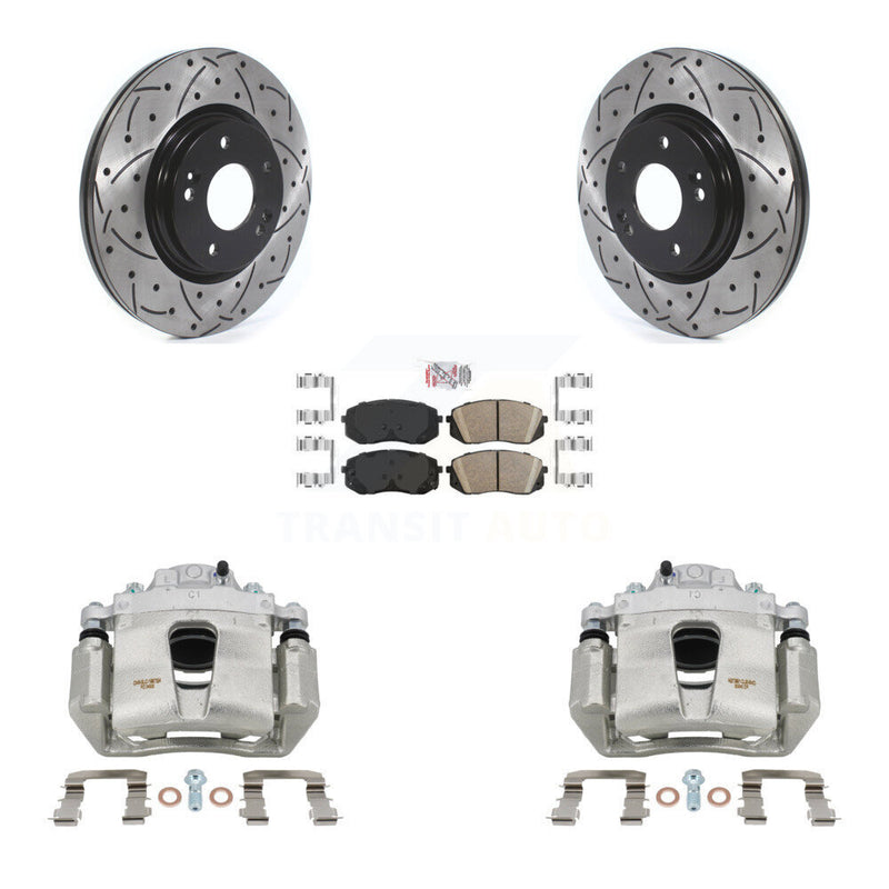 Transit Auto KCD-100229N Disc Brake Kit for 2015-2022 Kia Optima, Hyundai Kona Electric, Kia Niro EV & more - Front product image
