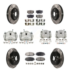 Transit Auto KCD-100229P Disc Brake Kit for 2013-2018 Toyota RAV4 - Front and Rear product image