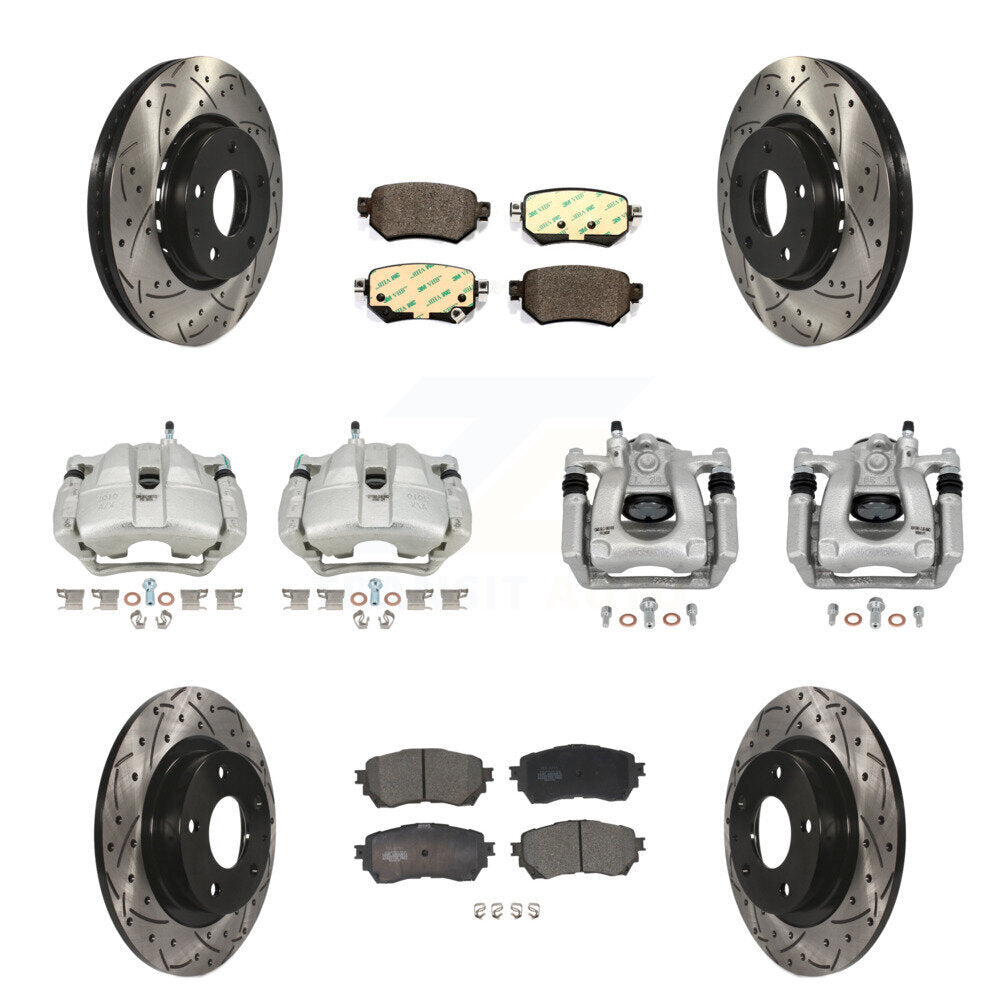 Transit Auto KCD-100229T Disc Brake Kit for 2019-2021 Mazda 6 - Front and Rear product image