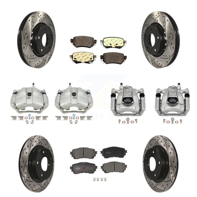 Transit Auto KCD-100229T Disc Brake Kit for 2019-2021 Mazda 6 - Front and Rear product image