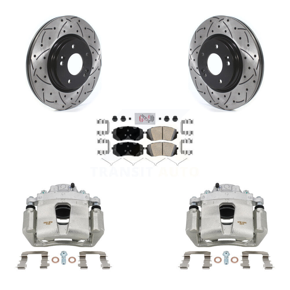 Transit Auto KCD-100230N Disc Brake Kit for 2015-2022 Kia Optima, Hyundai Kona Electric, Kia Niro EV & more - Front product image
