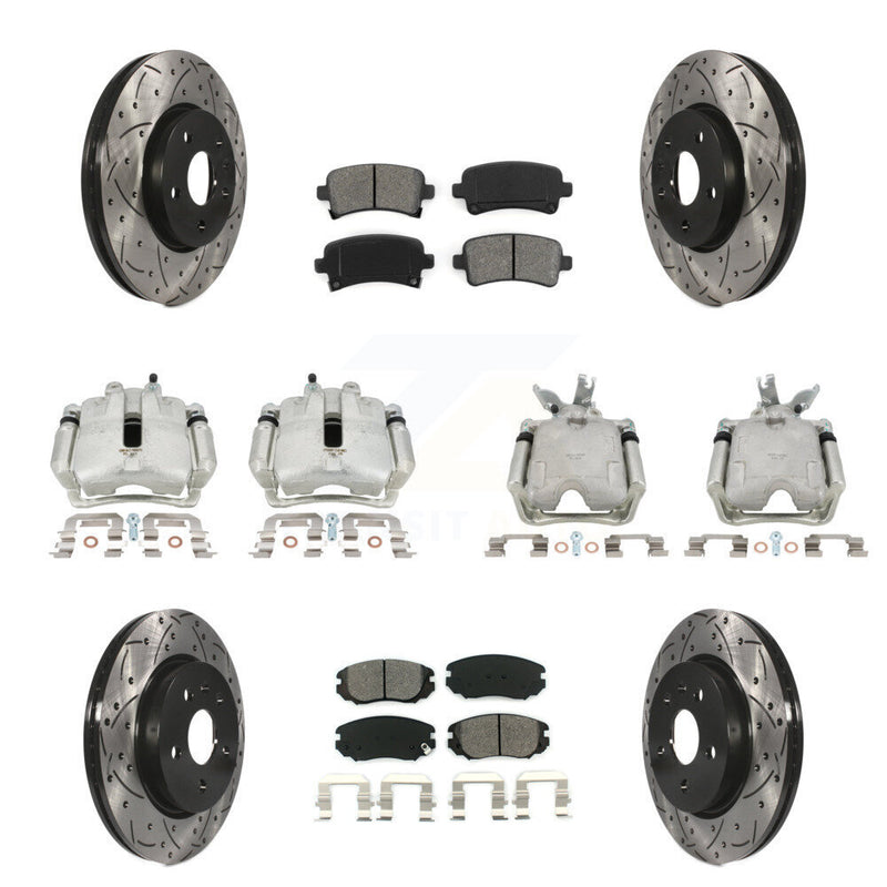 Transit Auto KCD-100230S Disc Brake Kit for 2014-2015 Chevrolet Malibu - Front and Rear product image