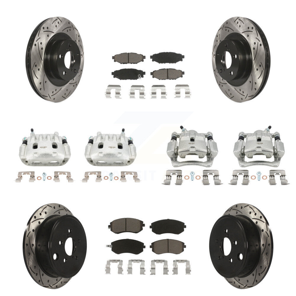 Transit Auto KCD-100231C Disc Brake Kit for 2008-2013 Subaru WRX, Subaru Impreza, Subaru Forester - Front and Rear product image