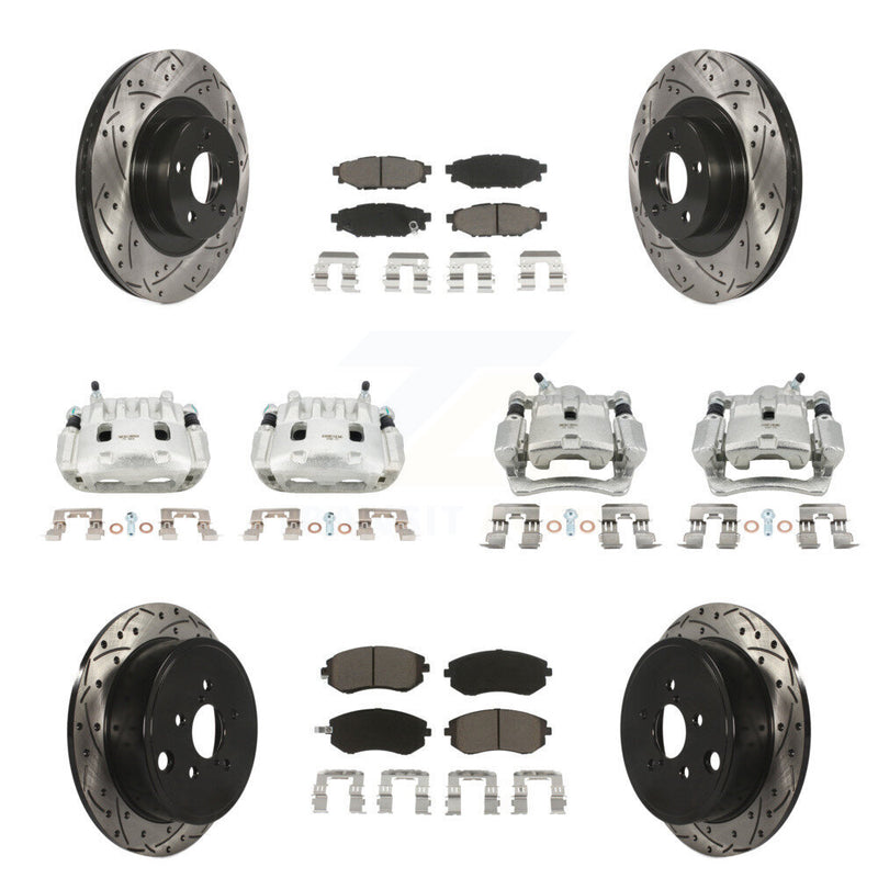 Transit Auto KCD-100231C Disc Brake Kit for 2008-2013 Subaru WRX, Subaru Impreza, Subaru Forester - Front and Rear product image
