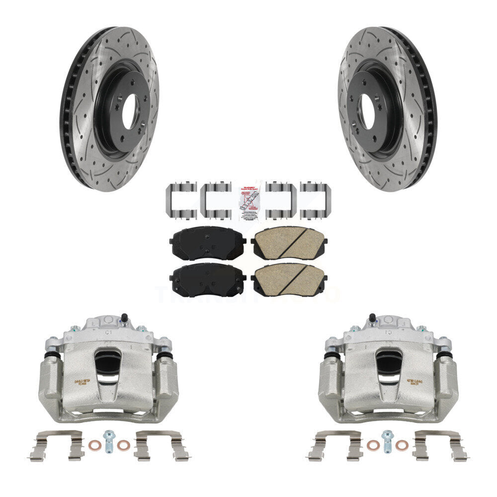 Transit Auto KCD-100231N Disc Brake Kit for 2015 Hyundai Sonata - Front product image