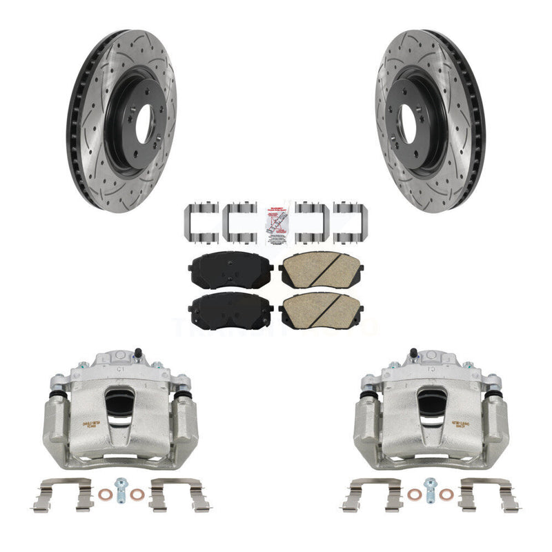 Transit Auto KCD-100231N Disc Brake Kit for 2015 Hyundai Sonata - Front product image