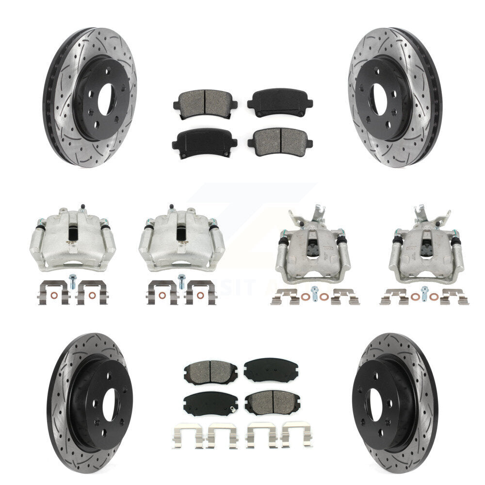 Transit Auto KCD-100231S Disc Brake Kit for 2014-2016 Chevrolet Malibu Limited, Chevrolet Malibu - Front and Rear product image