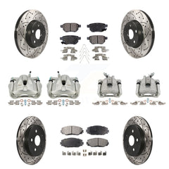 Transit Auto KCD-100231T Disc Brake Kit for 2009-2019 Toyota Corolla, Toyota Matrix, Pontiac Vibe - Front and Rear product image