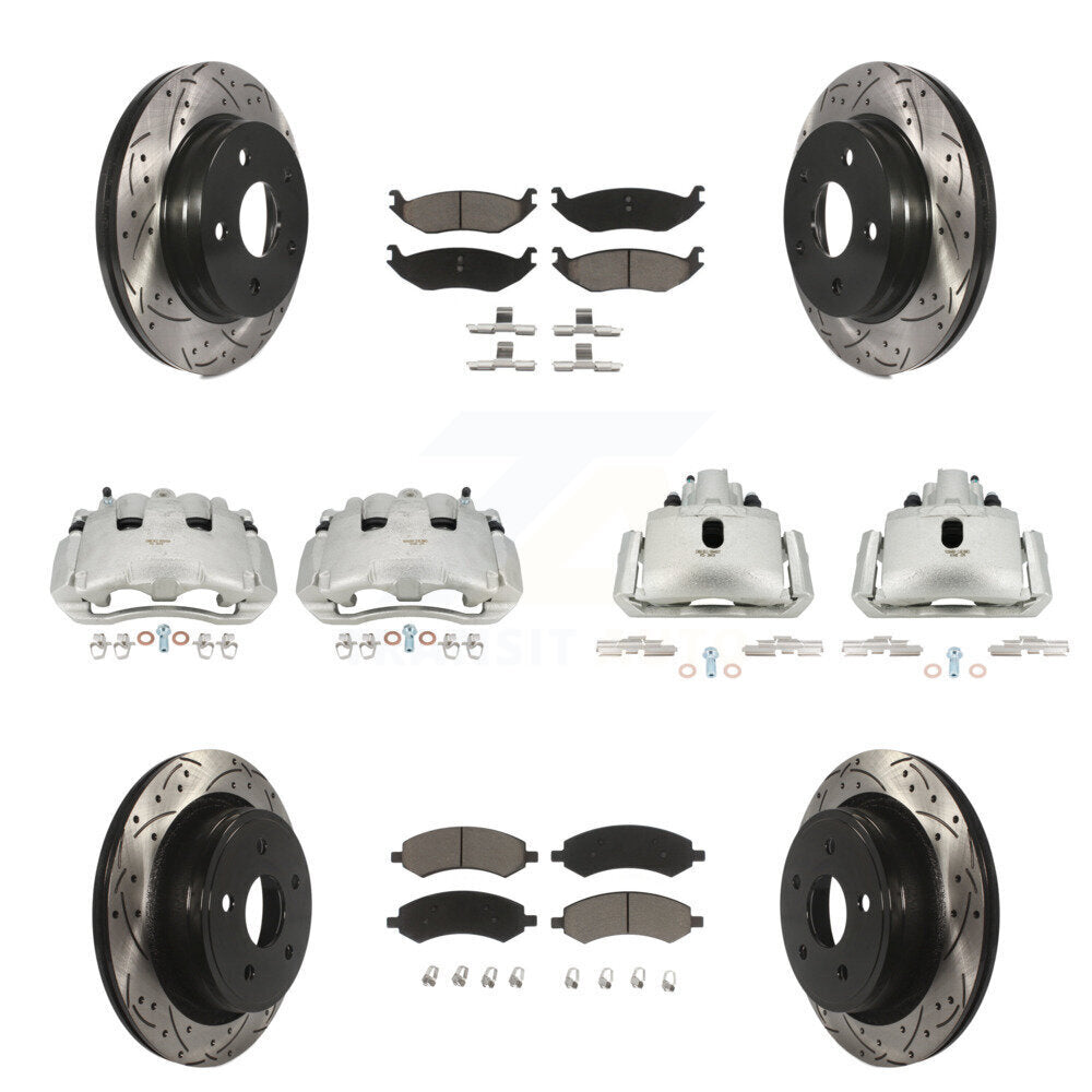 Transit Auto KCD-100232C Disc Brake Kit for 2006-2008 Dodge Ram 1500 - Front and Rear product image