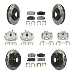 Transit Auto KCD-100232P Disc Brake Kit for 2010-2017 Chevrolet Equinox, GMC Terrain - Front and Rear product image