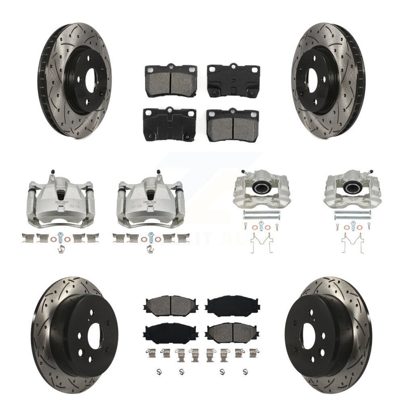 Transit Auto KCD-100232S Disc Brake Kit for 2006-2009 Lexus IS250 - Front and Rear product image