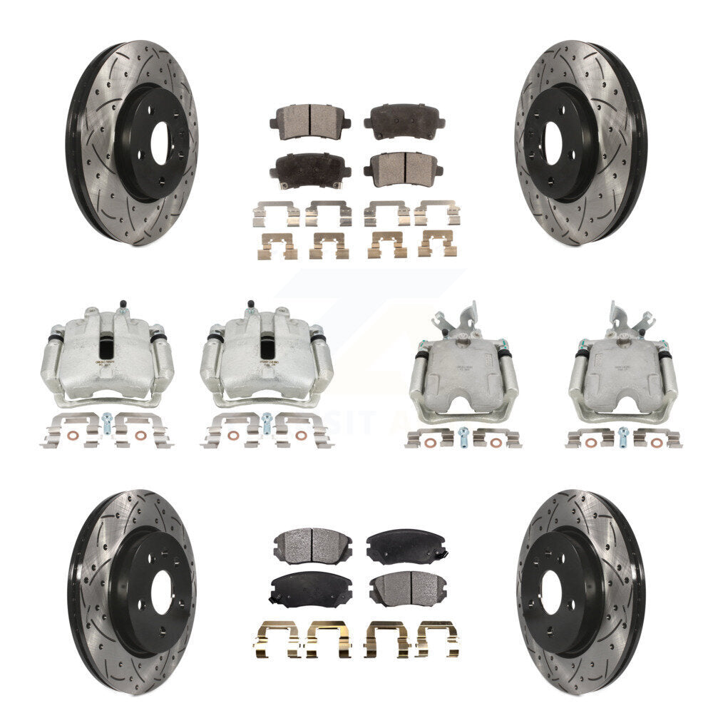 Transit Auto KCD-100233P Disc Brake Kit for 2010-2011 Buick Allure, Buick LaCrosse - Front and Rear product image