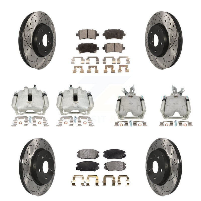 Transit Auto KCD-100233P Disc Brake Kit for 2010-2011 Buick Allure, Buick LaCrosse - Front and Rear product image