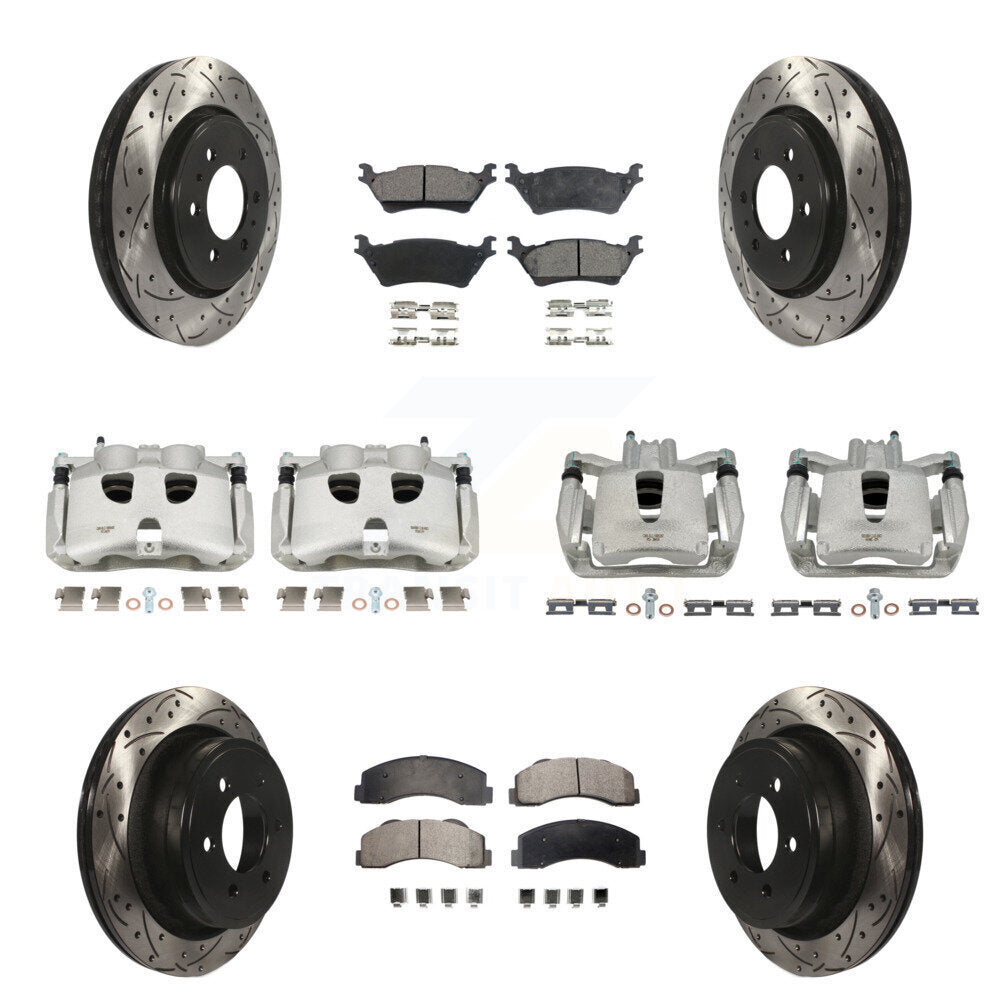Transit Auto KCD-100233T Disc Brake Kit for 2012-2017 Ford F-150 - Front and Rear product image